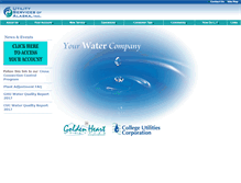 Tablet Screenshot of akwater.com